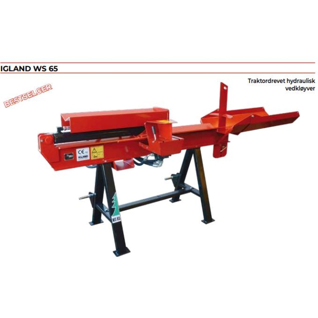 Igland WS65 hydraulisk Vedkløyver