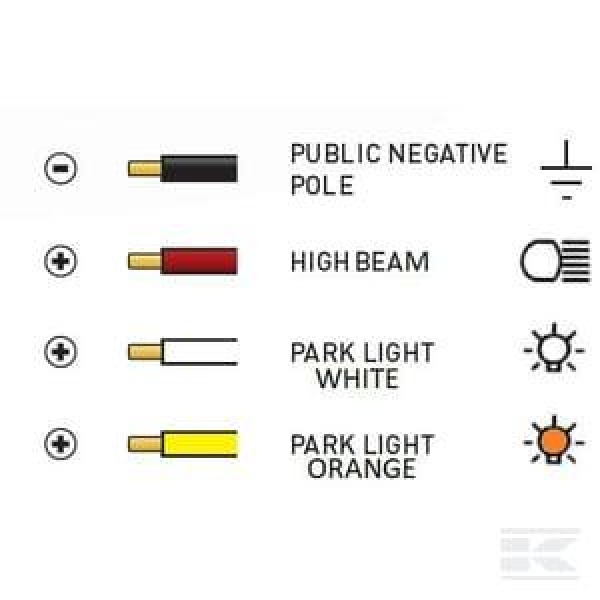 LED bar, 60W, 5040 lm, rektangulær, 12/24V, hvit/oransje, 204x70x67 mm Deutsch-plugg, Combo, rett, 1 - Bilde 3