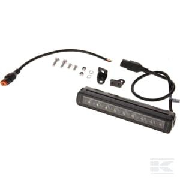 LED bar, 45W, 3780 lm, rektangulær, 12/24V, hvit/oransje, 246x40x54 mm Deutsch-plugg, Combo, rett, 9