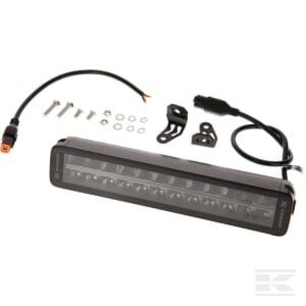 LED bar, 120W, 10080 lm, rektangulær, 12/24V, hvit/oransje, 357x70x67 mm Deutsch-plugg, Combo, rett,