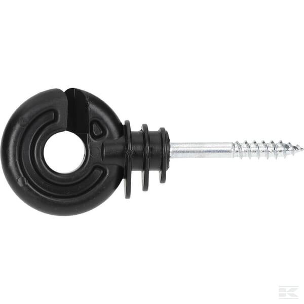 Ringisolator svart skruelengde 40 mm Ø5.3 mm 25 stykker Farma - Bilde 3