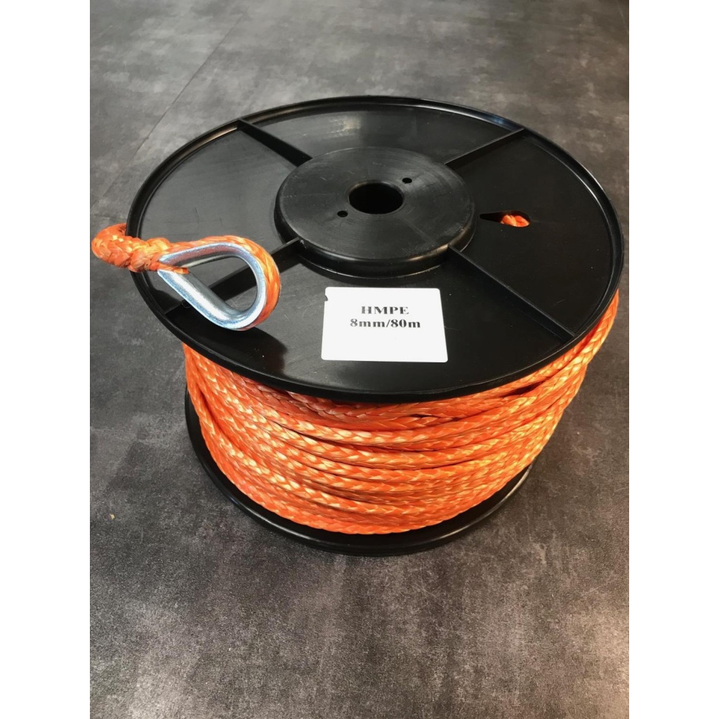 8 X 80 meter med spleiset øye