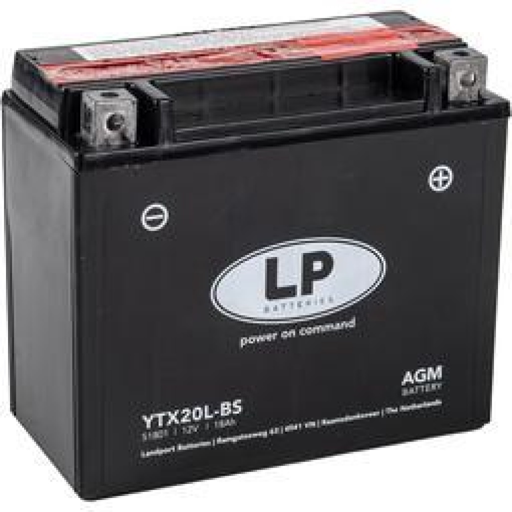 Landport YTX20L-BS, 18Ah, 12V