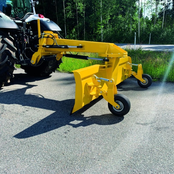 LILLESETH SNØ-/PL.SKJÆR 2,75M M/2 SYL. OG HJUL TRIANGEL/TREPUNKT - Bilde 2