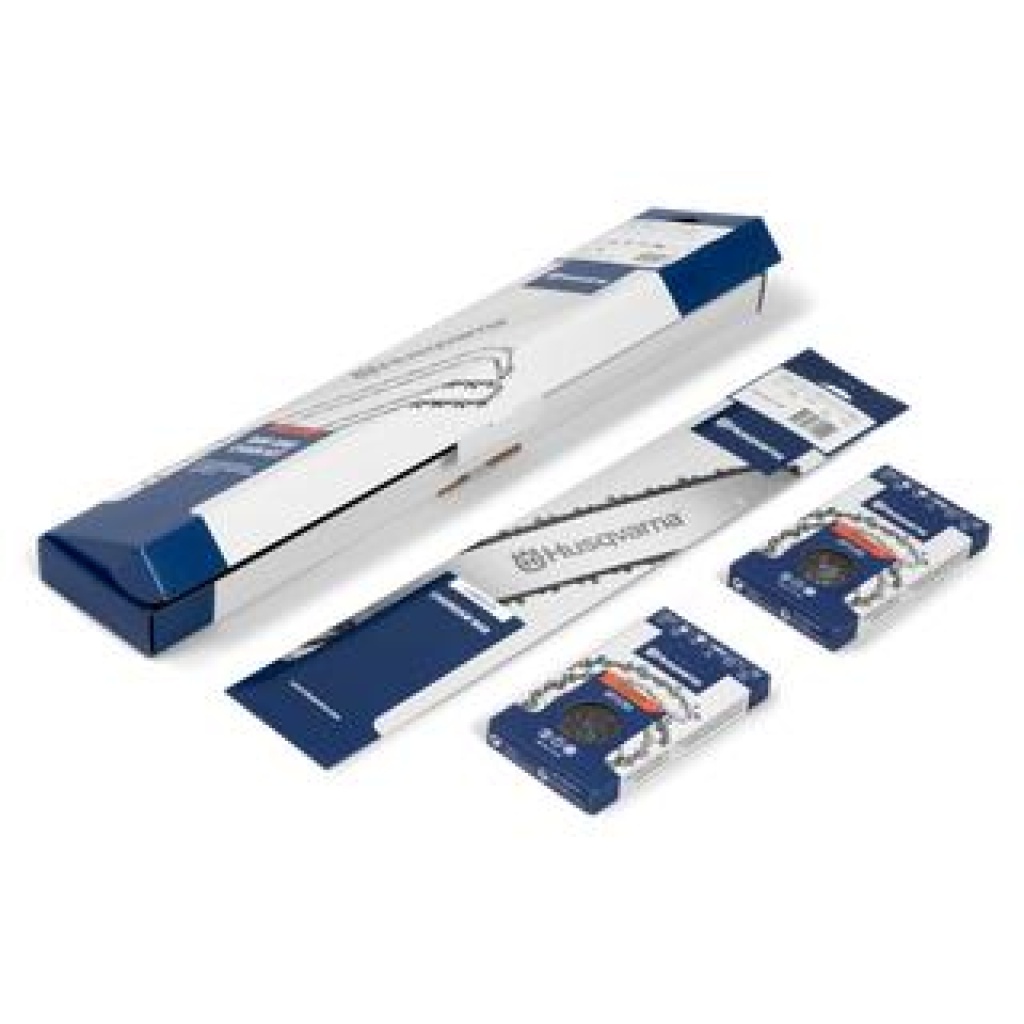 15" Husqvarna sverdsett S35G ( 1 Sverd + 2 Kjeder 64dl 1,5mm )