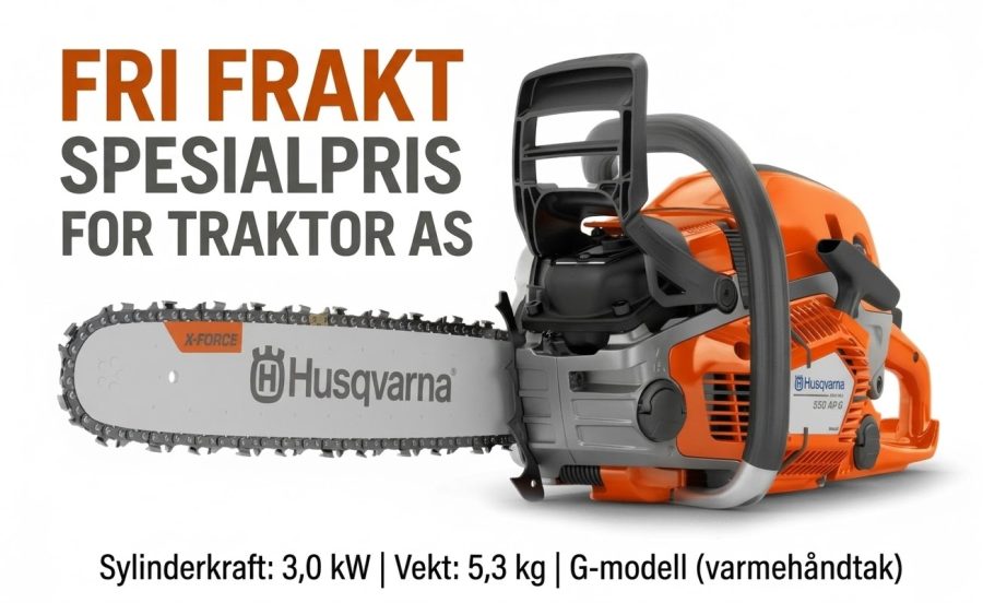 Husqvarna 550XPG II 13" MOTORSAG SP33G