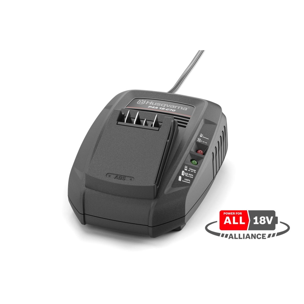 Husqvarna Aspire™ P4A 18-C70 lader