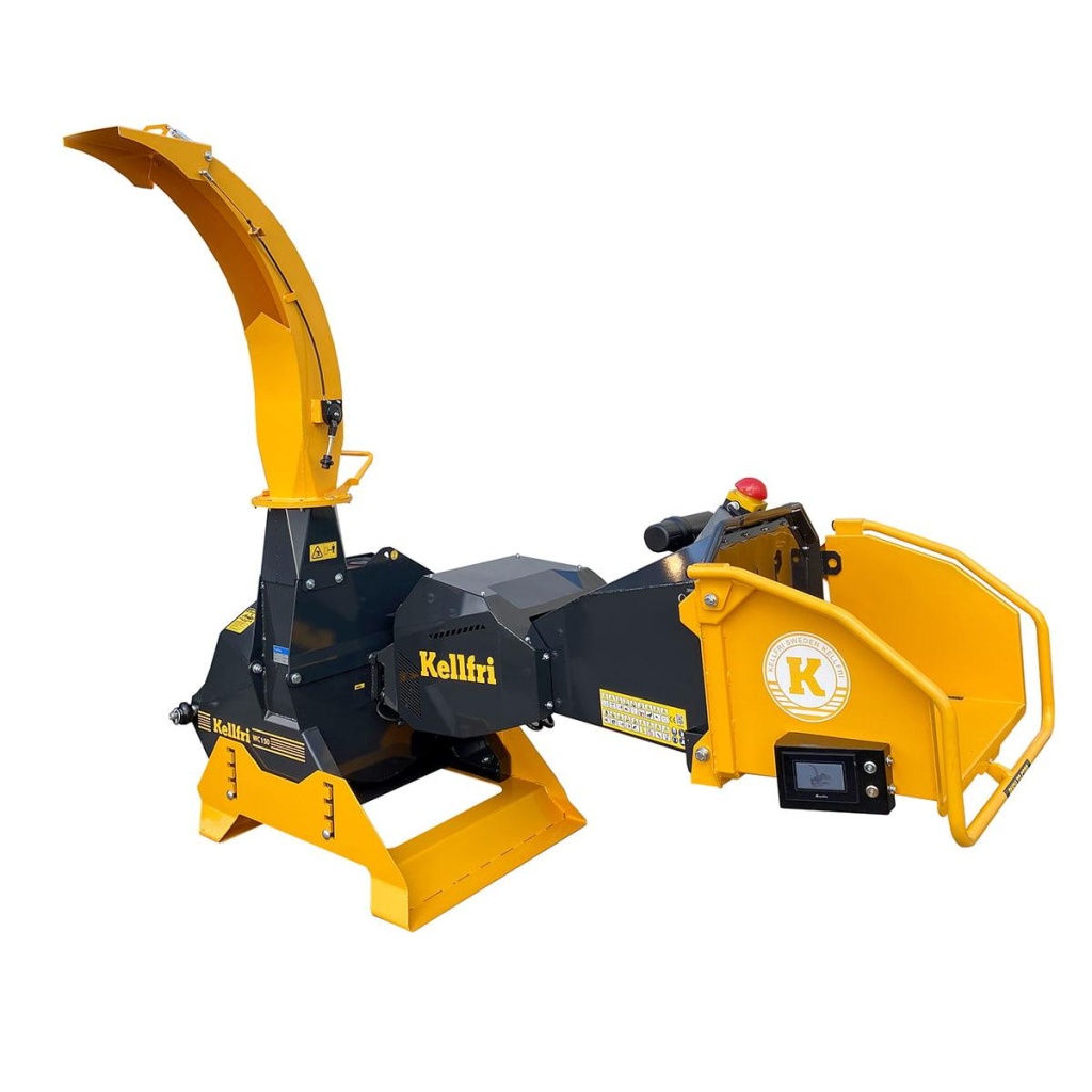 Kellfri Fliskutter / Flishugger 150 med hydraulisk innmating