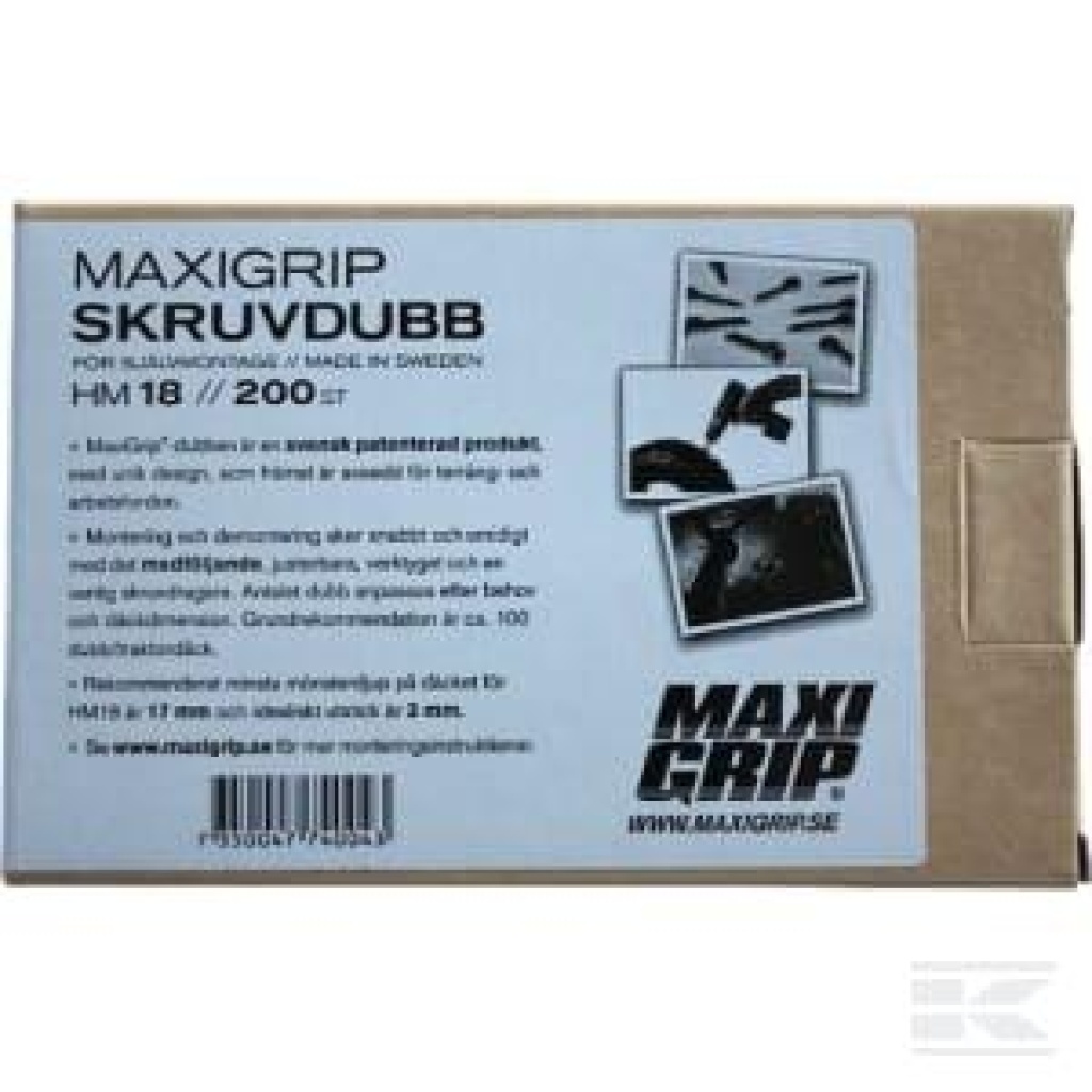 Maxi grip 18 mm karbid 200 stk.