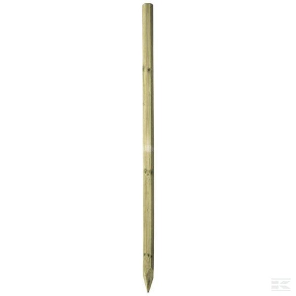 Gjerdestolpe trykkimpregnert kl A 6 x 180 cm NTR 50 x 60 x 1800 mm