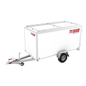 Tysse Skaphenger 6254 1300 kg hvit|h=150cm|m/bakdør ( DEMO)