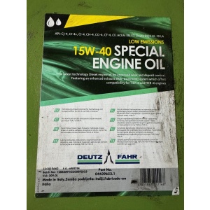 DEUTZ 15W-40 SPECIAL ENGINE OIL 209L FAT