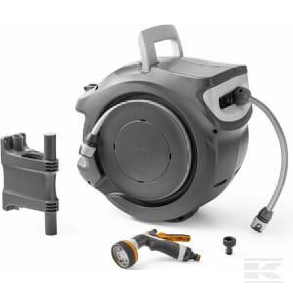 Veggmontert slangetrommel 30m