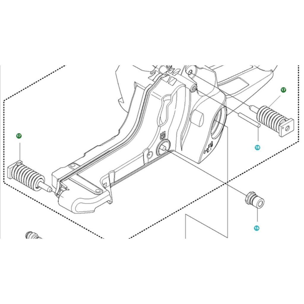 VIBRASJONSDEMPER HUSQVARNA 400- SERIE