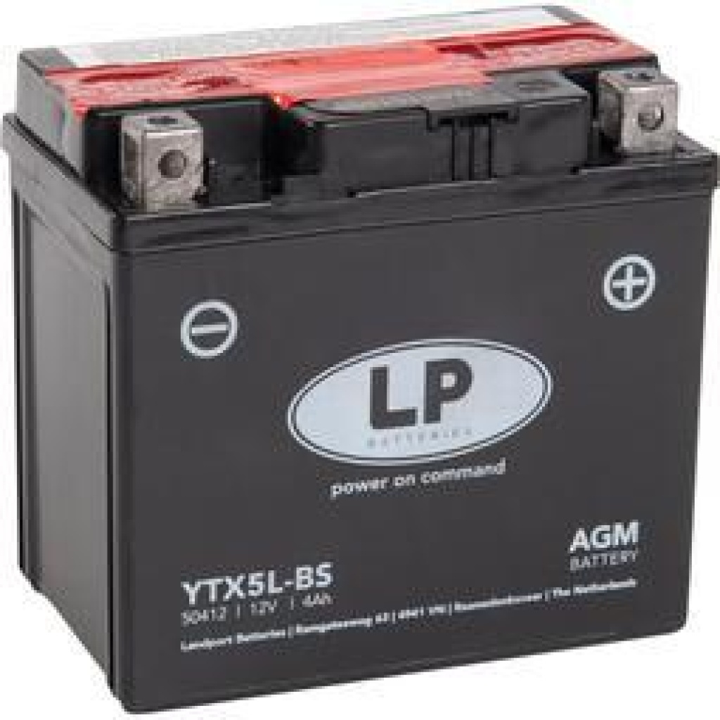 Landport YTX5L-BS, 4Ah, 12V