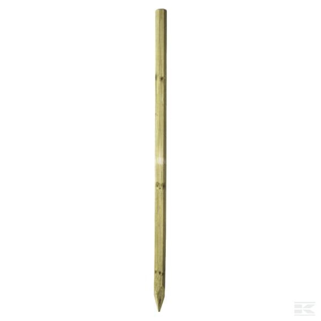 Gjerdestolpe trykkimpregnert kl A 6 x 180 cm NTR 50 x 60 x 1800 mm PALL 126 STK