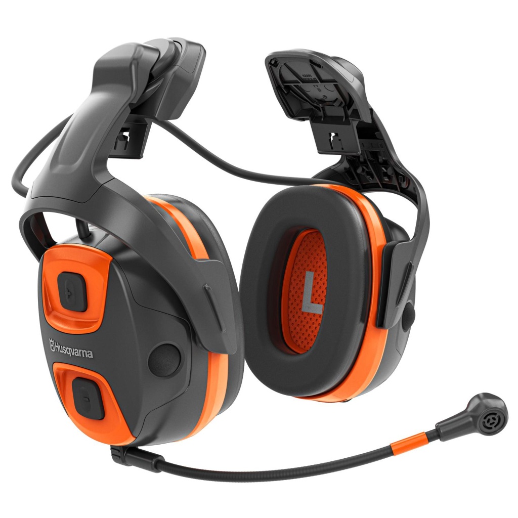 Husqvarna X-SYNC hørselvern med bluetooth, hjelmfeste