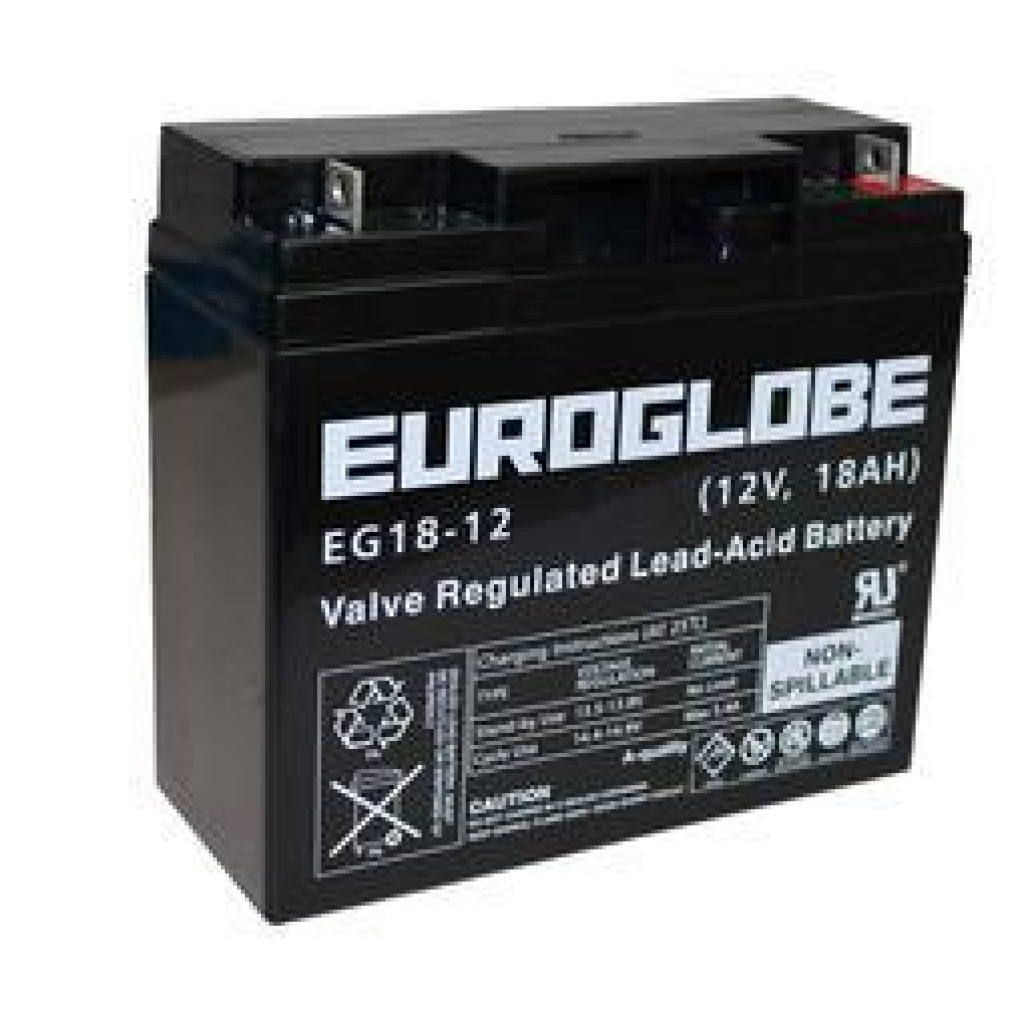 Euroglobe EG18-12, AGM, 18Ah, 12V