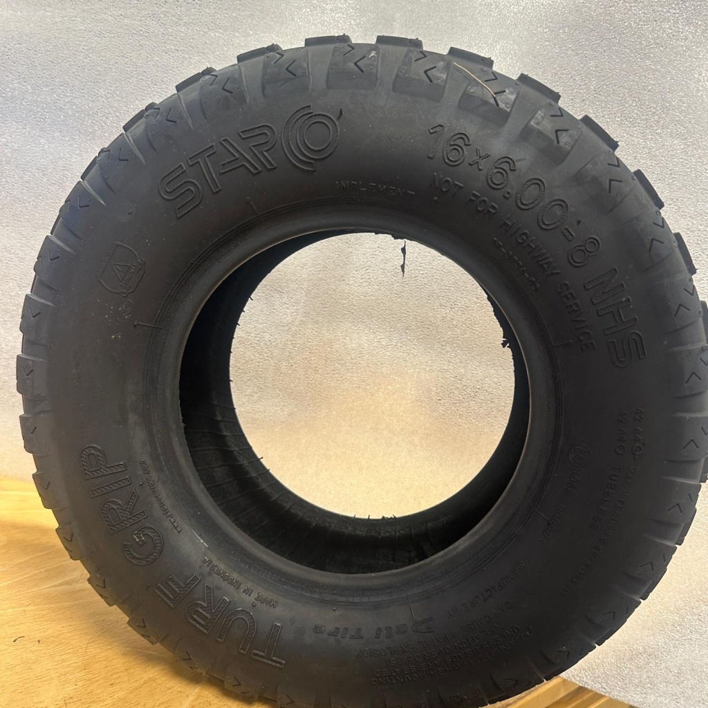 dekk Stiga 16x6.00-8