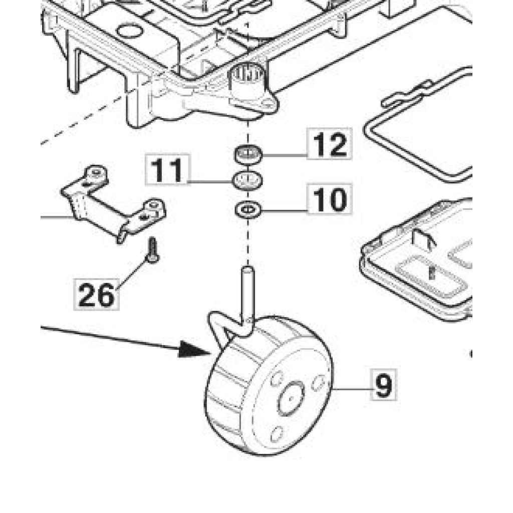 front hjul A300-A10000