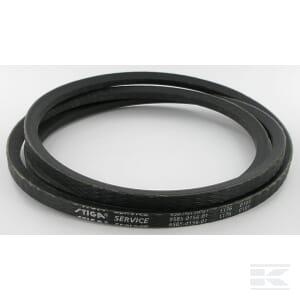 Reim mellom maskin og klippepanne Combi 125 4x4