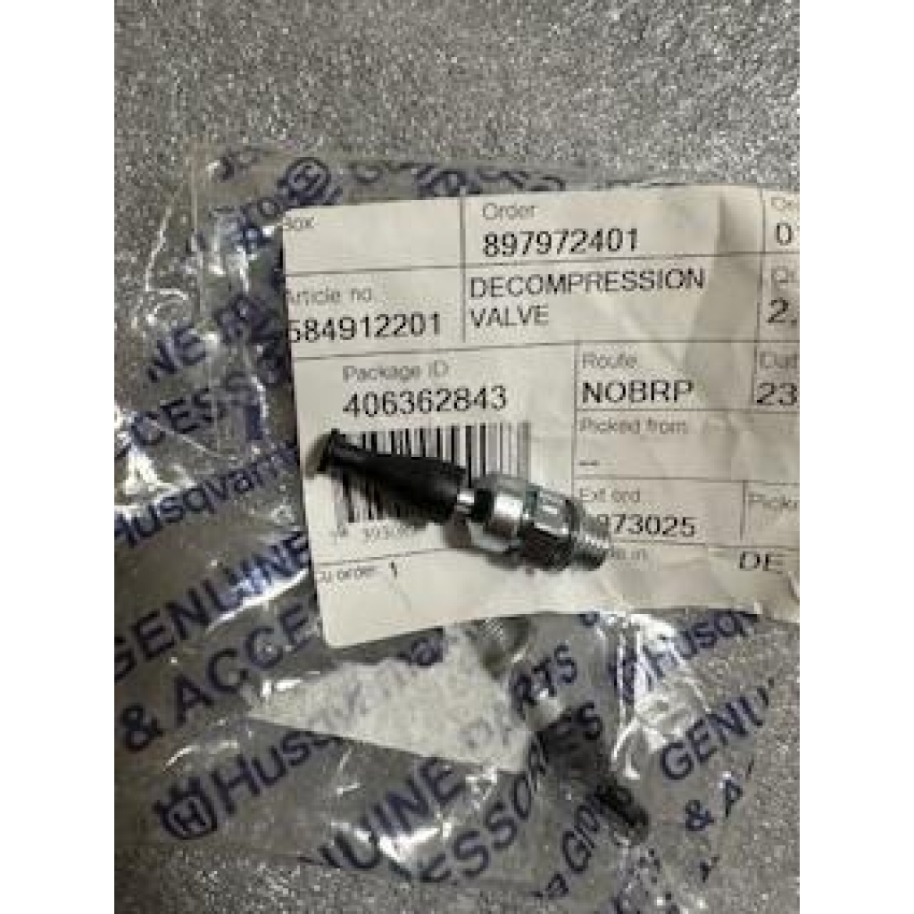 dekompresjonsventil Husqvarna motorkapper