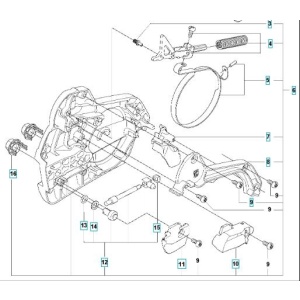 CLUTCH COVER ASSY Husqvarna 550 Mark II