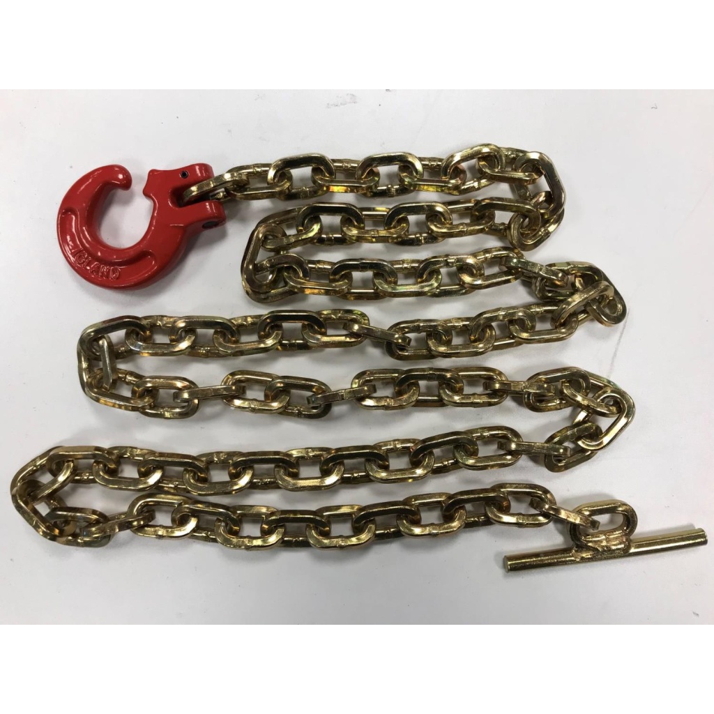 IGLAND Gullkjetting m/ krok og tverrpinne