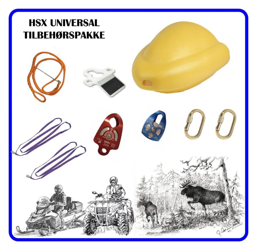 HSX-Universal Tilbehørspakke for Skogbruk, Jakt og Off Road
