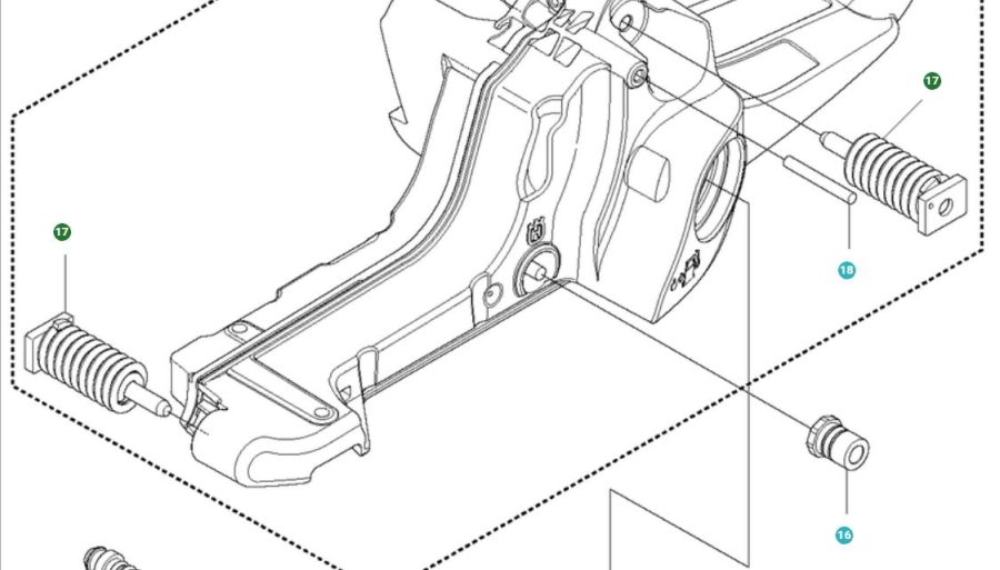 VIBRASJONSDEMPER HUSQVARNA 400- SERIE