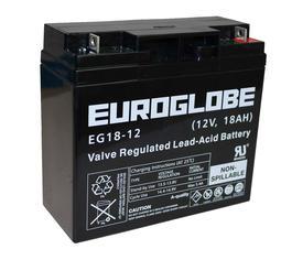 Euroglobe EG18-12, AGM, 18Ah, 12V