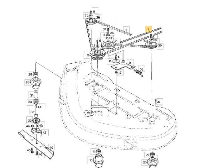 Kilereim V-BELT PARK 110S,122B