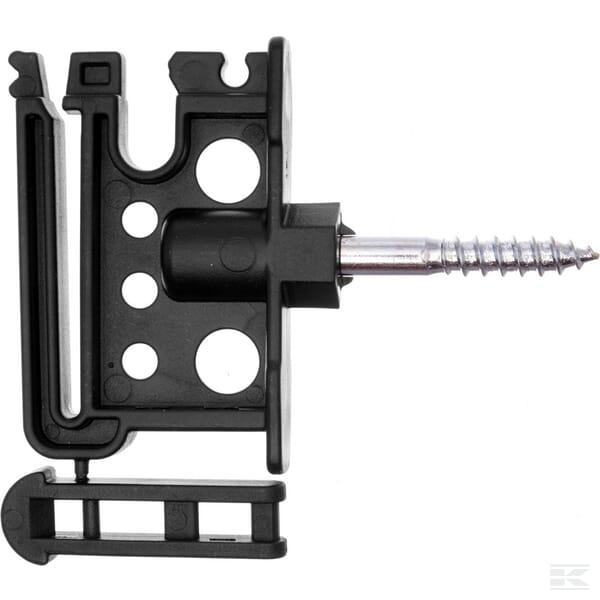 Kombiisolator svart 30 stk med treskrue