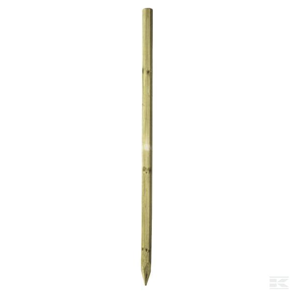Gjerdestolpe trykkimpregnert kl A 6 x 180 cm NTR 50 x 60 x 1800 mm PALL 126 STK