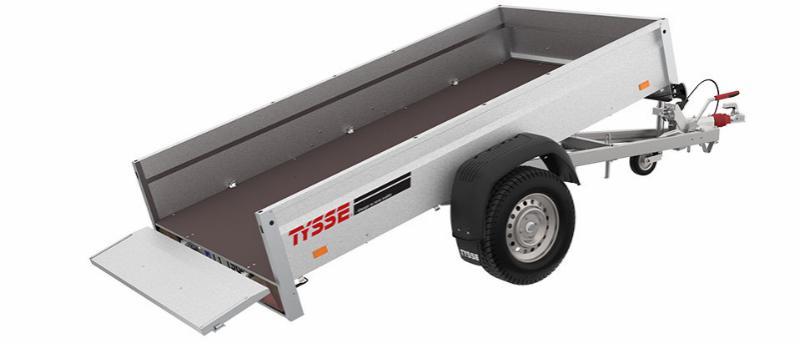Tilhenger 6277 1300kg m/forsterket bakkarm