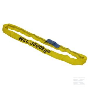 Sirkelsling gul 3 t arbeidslengde 2 m