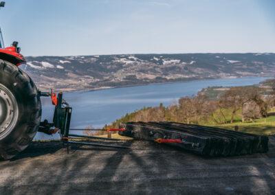 Monteringsstag med 2x SNAREFESTE FOR DALEN 1294-1 PALLEGAFFEL