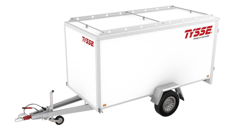 Tysse Skaphenger 6254 1300 kg hvit|h=150cm|m/bakdør ( DEMO)